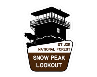 Snow Peak Lookout Vinyl Decals