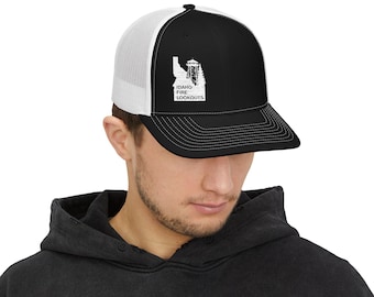 Idaho Fire Lookouts Logo Trucker Cap