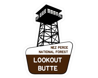 Lookout Butte Lookout Vinyl Decals