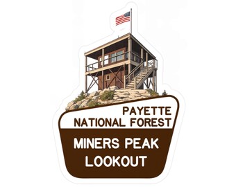Miners Peak Lookout Vinyl Decals