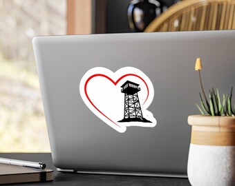 I Love Lookouts Kiss-cut Vinyl Decal