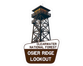 Osier Ridge Fire Lookout Tower Decal