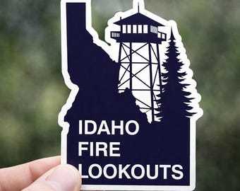 Idaho Fire Lookouts Decal Sticker