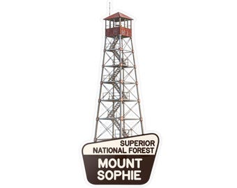 CUSTOM ORDER Mount Sophie Lookout Vinyl Decals