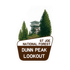 Dunn Peak Lookout Vinyl Decals