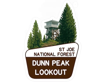 Dunn Peak Lookout Vinyl Decals