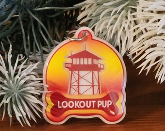 Glow-in-the-Dark Dog Tag – Fire Lookout Adventure Pet ID