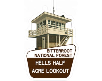 Hells Half Acre Fire Lookout Tower Decal