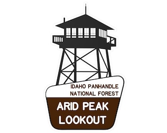 Arid Peak Lookout Vinyl Decal