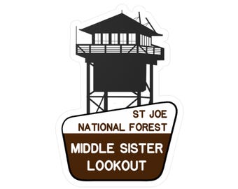 Middle Sister Lookout Vinyl Decals
