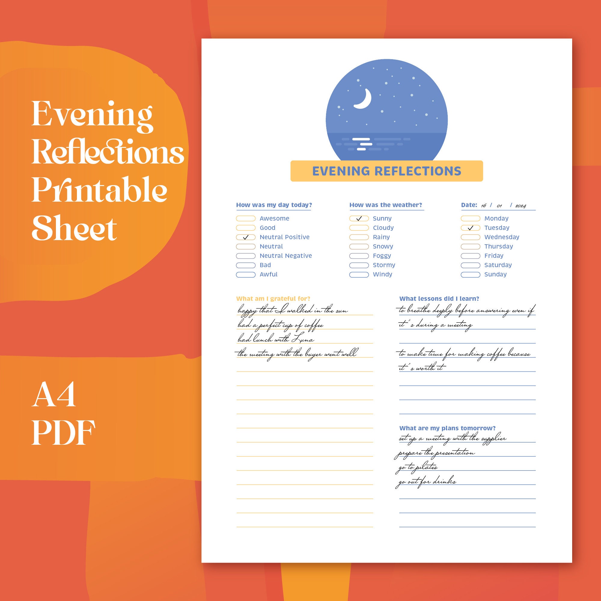 8 Sheets Bundle, Productivity Sheets Printable, Life Planners, Life ...