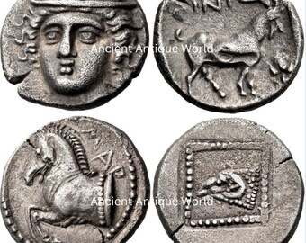 Ancient Greek Coins, 178 Authentic Ancient Greek Silver