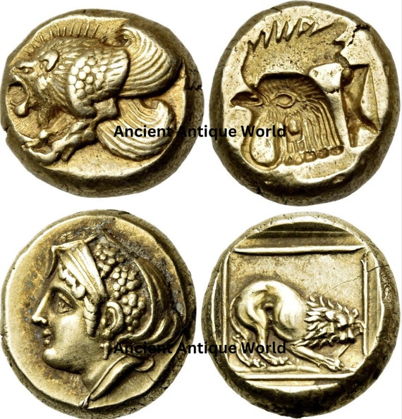 Ancient Greek Gold Coins, Authentic, Excelent Quality