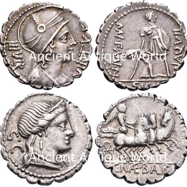 Ancient Republican Roman Coins, Authentic, Excelent Quality, Digital Product, Coin Collection, Roman Coins, Roman Empire, Ancient Times.