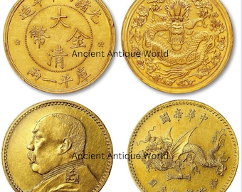 Asian Gold Coins, Authentic, Excelent Quality, Digital