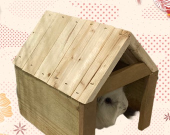 Guinea pig wood house