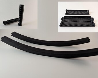 Paquete combinado flexible: barra rociadora de 9 g/15 g, soporte de tapa y cubierta de entrada