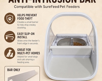 Anti-Intrusion Bar for SureFeed Small Pet Feeder - Helps Prevent Sneaky Snacking!
