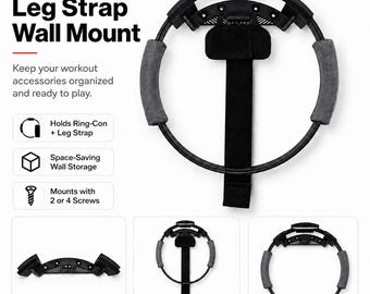 Wall Mount for RingFit Ring-Con & Leg Strap - Nintendo Switch Accessory Organizer