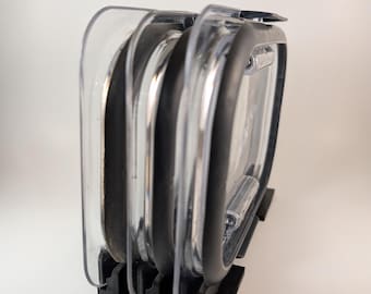 Vertical Lid Holders / Organizers - 3 Sizes Available - Compatible with Rubbermaid Brilliance