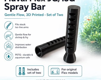 Fluval Flex 9G/15G Aquarium Spray Bar - Gentle Flow (Set of Two)