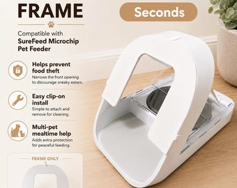 Anti-Theft Frame for Microchip Pet Feeder - Seconds