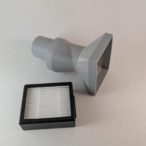 Vacuum Attachment for Cleaning Robot Filters