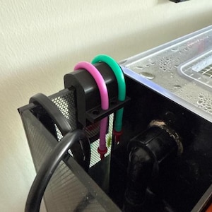 Soporte para manguera de dosificación de acuario - Diseño ajustable para 1 a 4 tubos