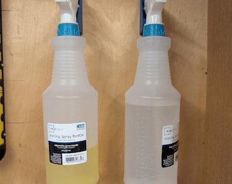 Wall-Mounted Spray Bottle Holder - Garage & Workshop Organization