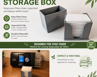 CPAP Air Filter Storage Case