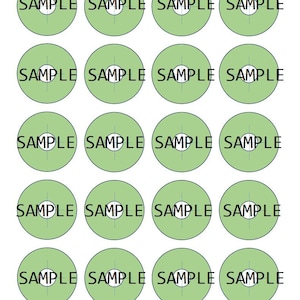 AeroGarden Pod Cover Template - DIY Printable (Digital Download) - PDF - Hydroponic seed starting and placement guide