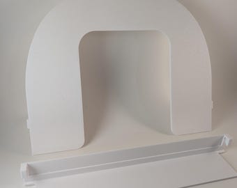 Anti-Theft Frame, Anti-Intrusion Bar & Elevated Stand Combo for the SureFeed Microchip Pet Feeder