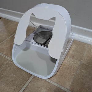 Cat Shaped Anti-Theft Frame for the SureFeed Microchip Pet Feeder - Front Guard for Food Protection