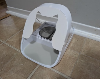 Telaio antifurto a forma di gatto per il distributore di cibo per animali domestici SureFeed Microchip - Protezione anteriore per la protezione del cibo