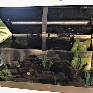 Supporto per coperchio acquario - Compatibile con il modello Fluval Flex da 32,5 galloni (123 litri) (set di due)