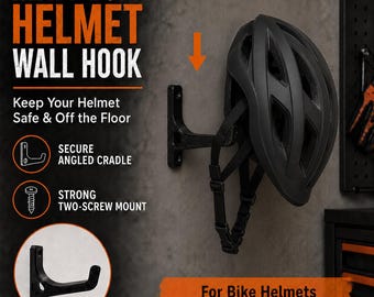 Wall Mount Helmet Hook