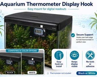 Aquarium Thermometer Display Hook