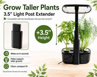 Light Extender for Your AeroGarden Harvest (Older Edition)