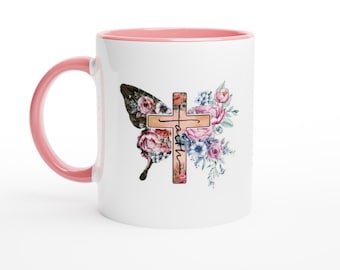 Taza de fe, versículo bíblico, taza cristiana, regalo religioso,