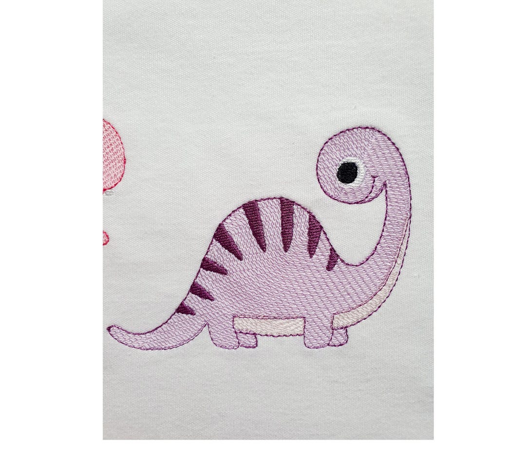Cute Dino Machine Embroidery Design, Sketch Fill Dinosaur Embroidery ...