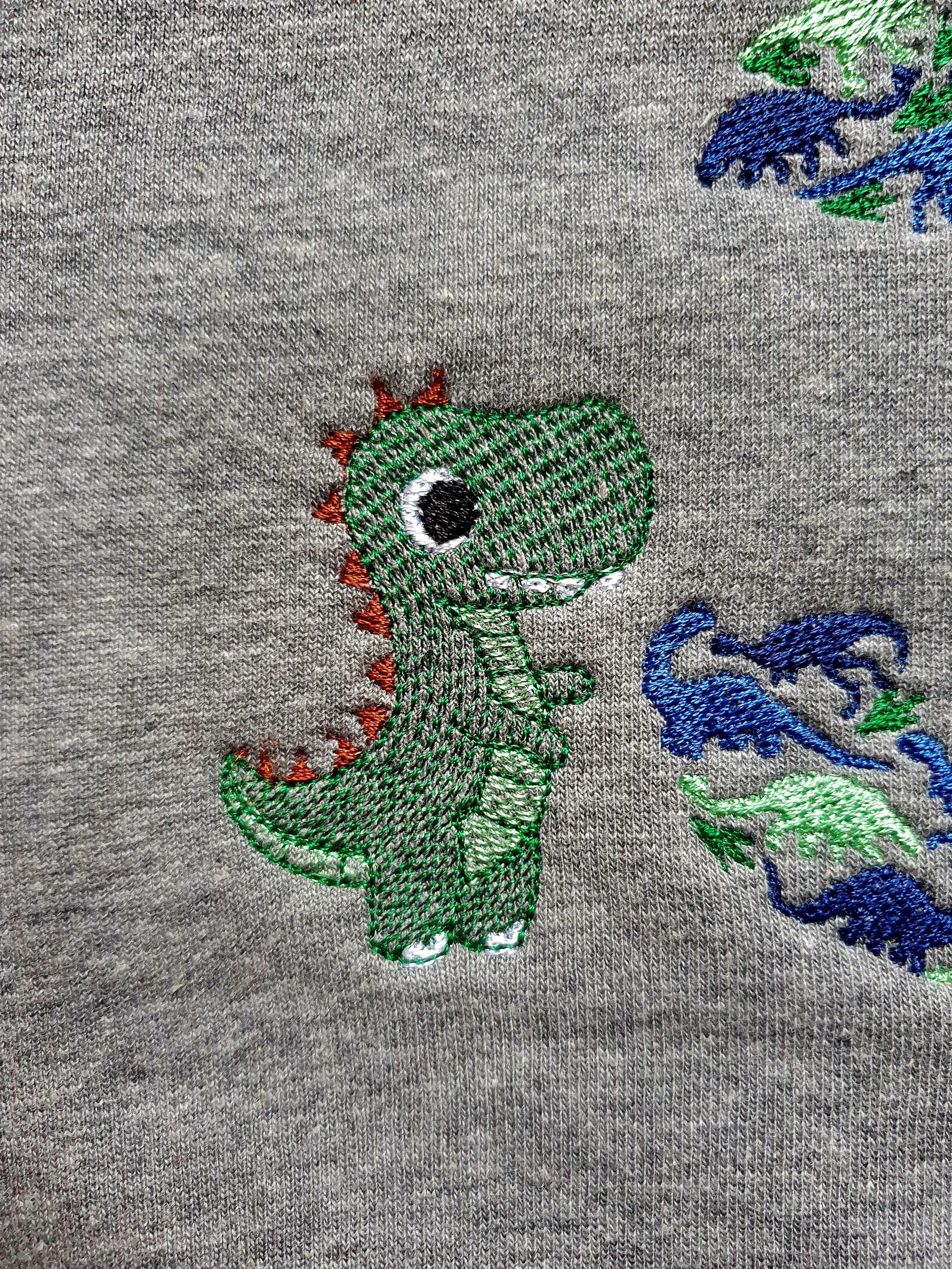 Cute Dino Machine Embroidery Design, Sketch Fill Dinosaur Embroidery ...
