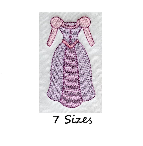 princess dress embroidery design  Enchanted Periwinkle Princess Tulle Gown with Floral Appliques & Sheer  Cape  Make her fairytale dreams come true with this stunning periwinkle  purple ballgown!  Featuring a magical princess and castle