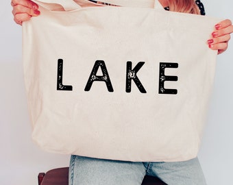Lake draagtas met 2 maten