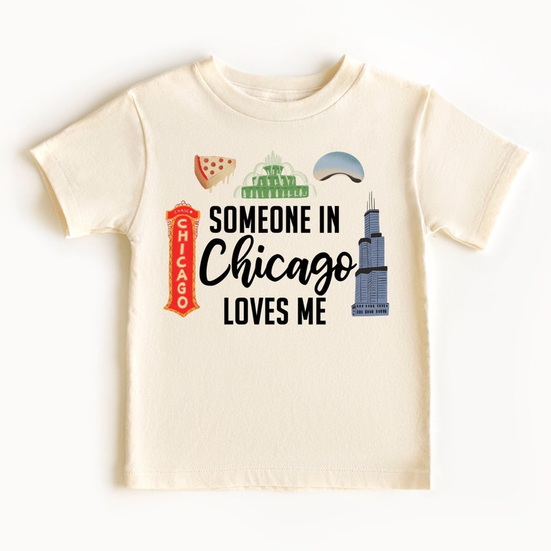 Somebody in Chicago Loves Me Shirt Chicago Illinois Fla main image 1