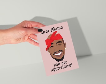 Mother's Day Card Dear Mama You are Appreciated Greeting Card