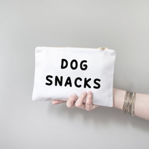 Dog Snacks Zippered Pouch