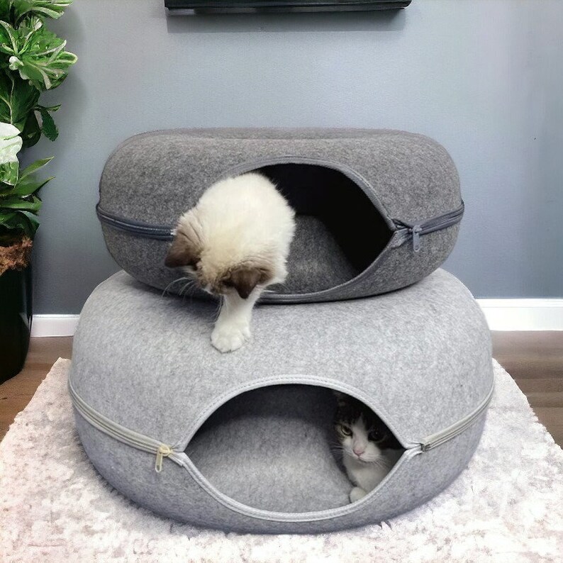 Tunnel Cat House Cat House, Cat House Indoor, Unique Cat House, Luxury