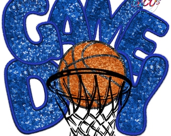 Lettres bleues de basket-ball de match avec des paillettes BB, PNG haute résolution, 12 x 12 300 ppp, conception uniquement, maquette, but visuel uniquement, usage commercial