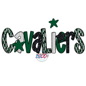 Cavaliers Brushstroke Alpha, Green, High Res PNG, Design Only **Mockup Visual Purpose only**-Commercial Use allowed