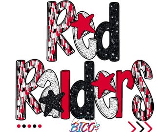 Red Raiders-penseel, alfa, rood, hoge resolutie png-bestand, alleen ontwerp **Alleen mock-up voor visuele doeleinden** - Commercieel gebruik toegestaan